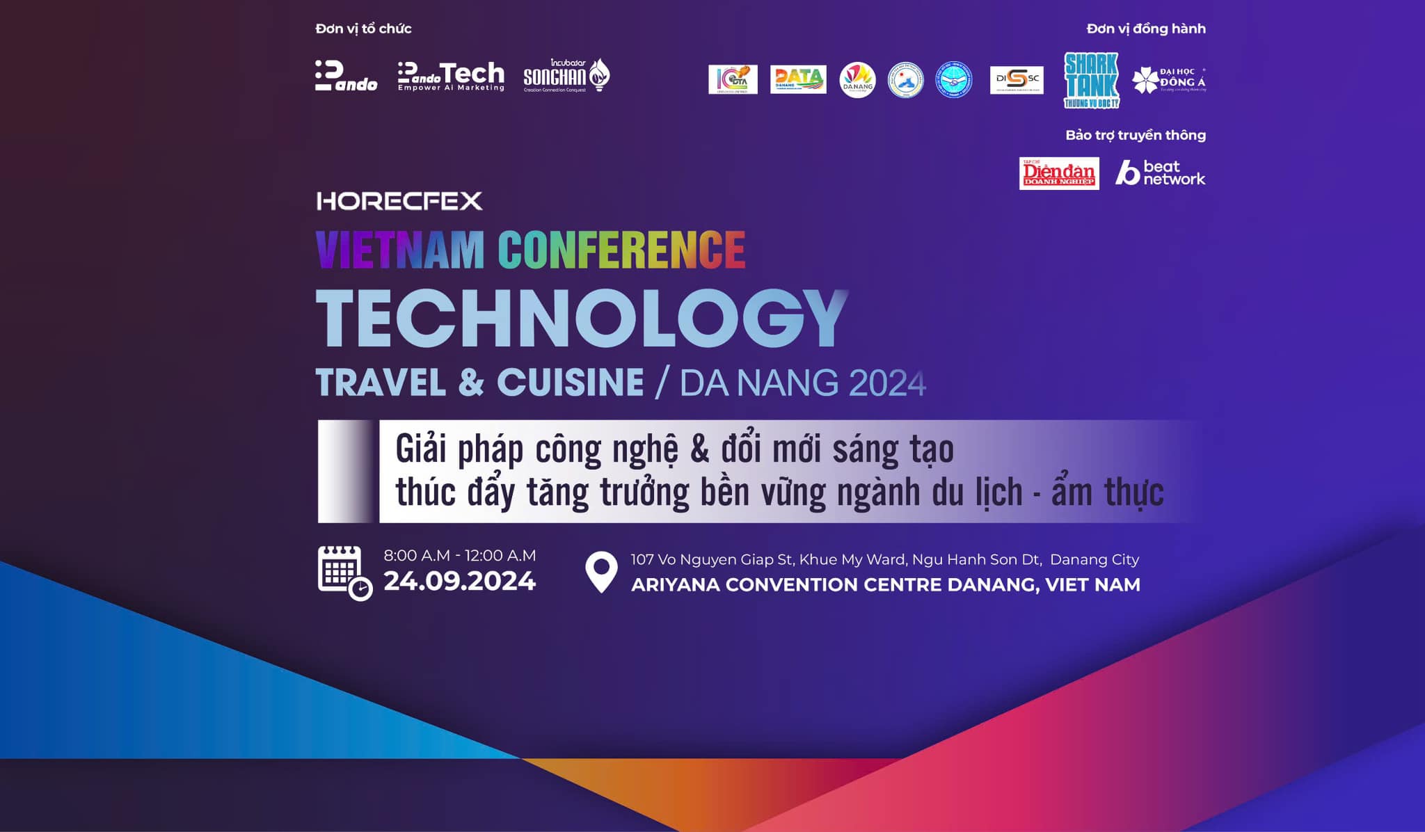 HORECFEX VIETNAM 2024 - VIETNAM CONFERENCE TECHNOLOGY | TRAVEL & CUISINE | DA NANG 2024